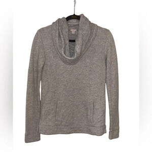 J. Crew Cowl Neck Gray Sweatshirt